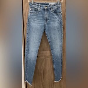 AG-ED Adrian Goldschmied Denium Farrah Skinny Ankle High Rise Womens Jeans 26R